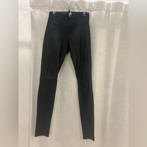 Helmut Lang Black Skinny leather leggings